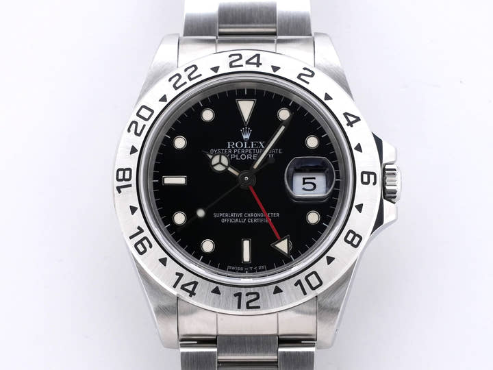 Rolex Explorer II Ref.16570 Black Dial Used s2r5kxsn