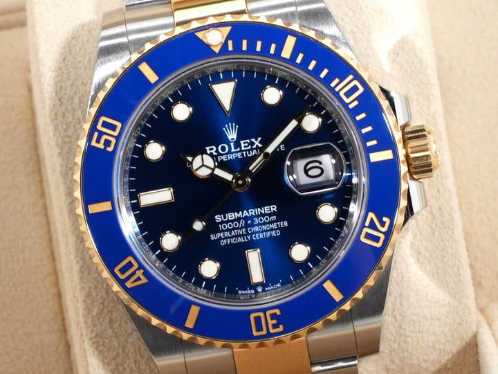 Rolex Submariner Date Ref.126613LB Blue Dial Used v5hktq7w