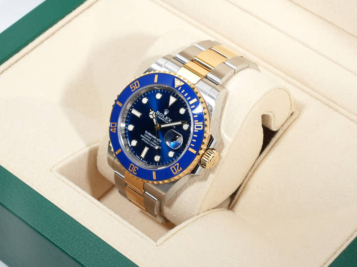 Rolex Submariner Date Ref.126613LB Blue Dial Used v5hktq7w