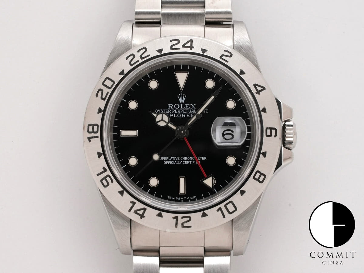 Rolex Explorer II Ref.16570 Black Dial Used r9z74ozd