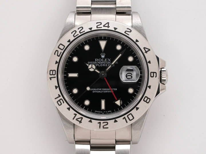 Rolex Explorer II Ref.16570 Black Dial Used r9z74ozd