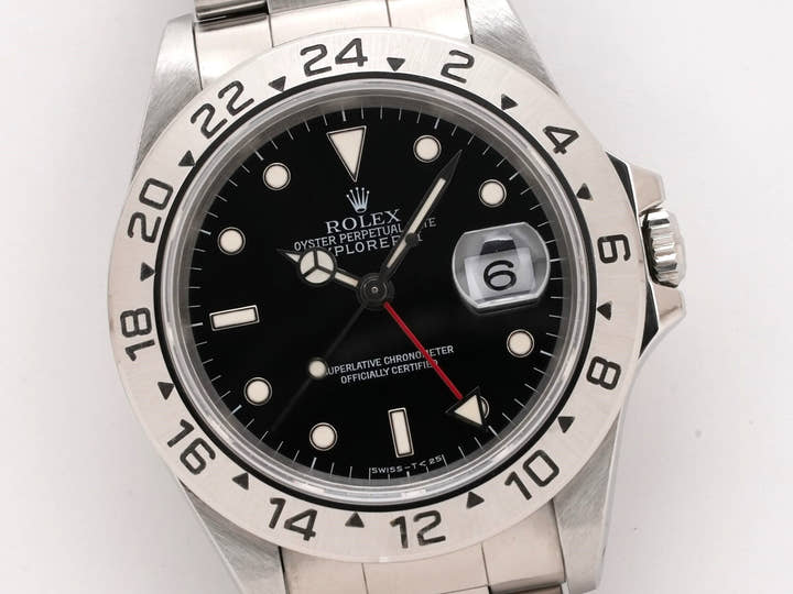 Rolex Explorer II Ref.16570 Black Dial Used r9z74ozd