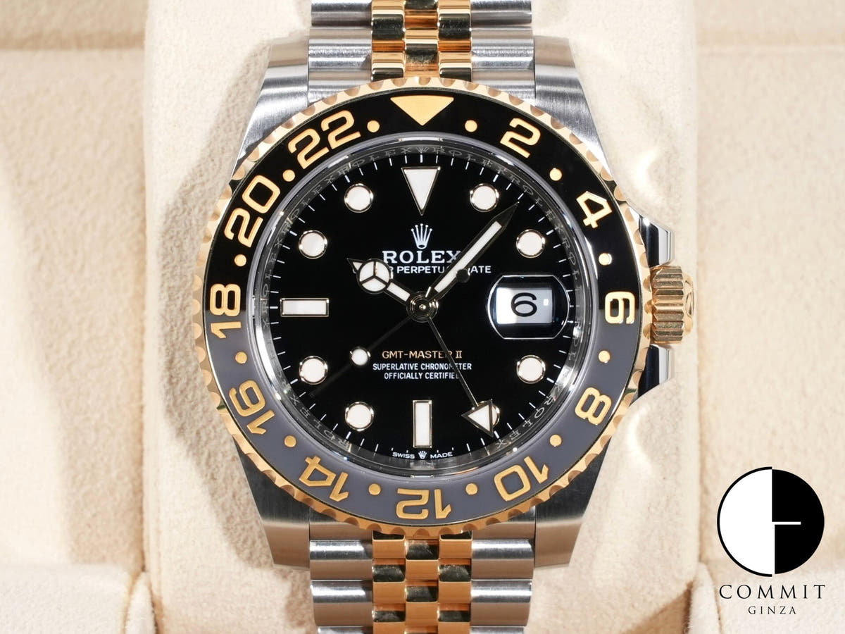 Rolex GMT Master II Ref.126713GRNR Black Dial Good Condition Used ki9bvy4j