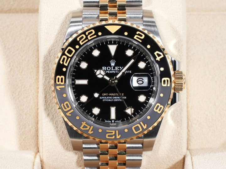 Rolex GMT Master II Ref.126713GRNR Black Dial Good Condition Used ki9bvy4j