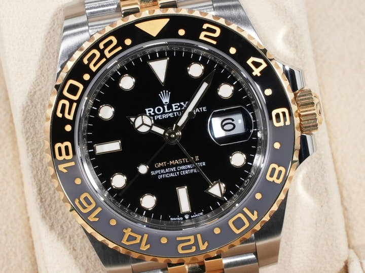Rolex GMT Master II Ref.126713GRNR Black Dial Good Condition Used ki9bvy4j