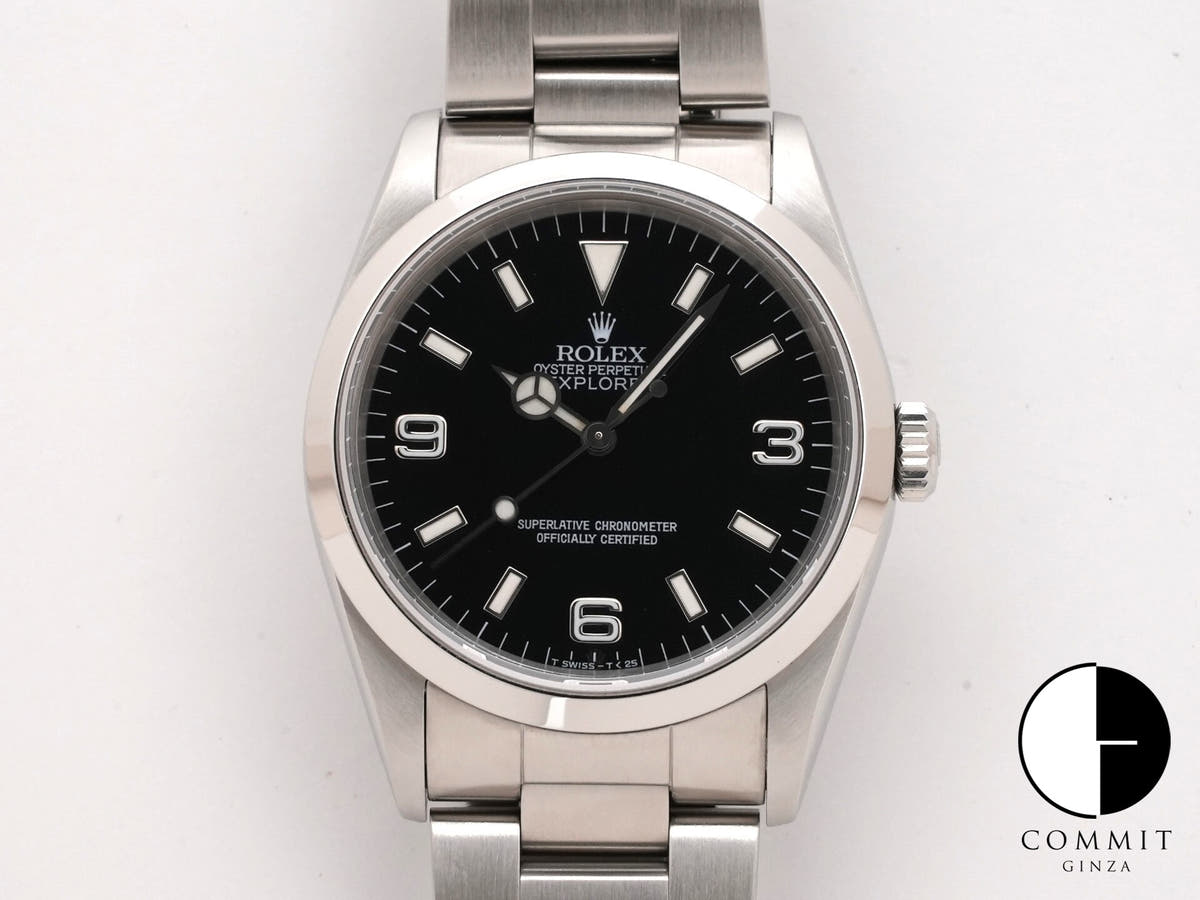 Rolex Explorer I Ref.14270 Black Dial Good Condition Used n9j8boc4