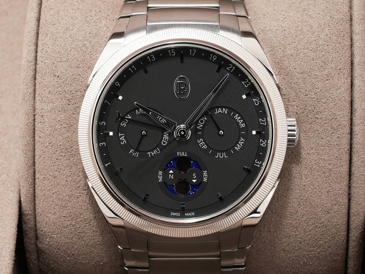 パルミジャーニフルリエ トンダPF アニュアルカレンダー Ref.PFC907-1020001-100182 グレー文字盤 美品 35udpg8r