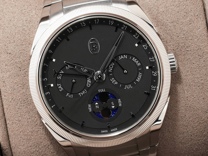 パルミジャーニフルリエ トンダPF アニュアルカレンダー Ref.PFC907-1020001-100182 グレー文字盤 美品 35udpg8r