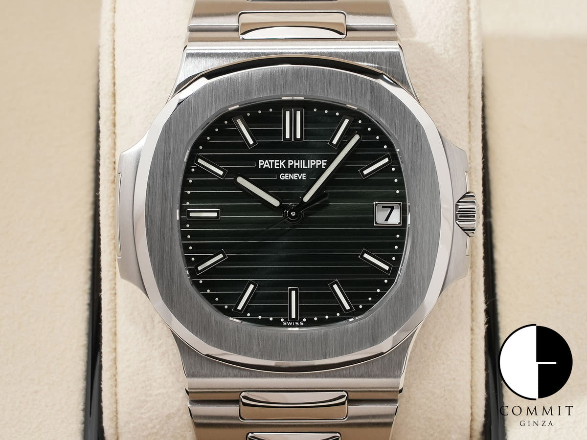 パテックフィリップ ノーチラス Ref.5711/1A-014 ステンレススチール グリーン文字盤