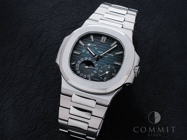 パテックフィリップ ノーチラス プチコンプリケーション TIFFANY&CO. Ref.5712/1A-001 ステンレススチール ブルー文字盤