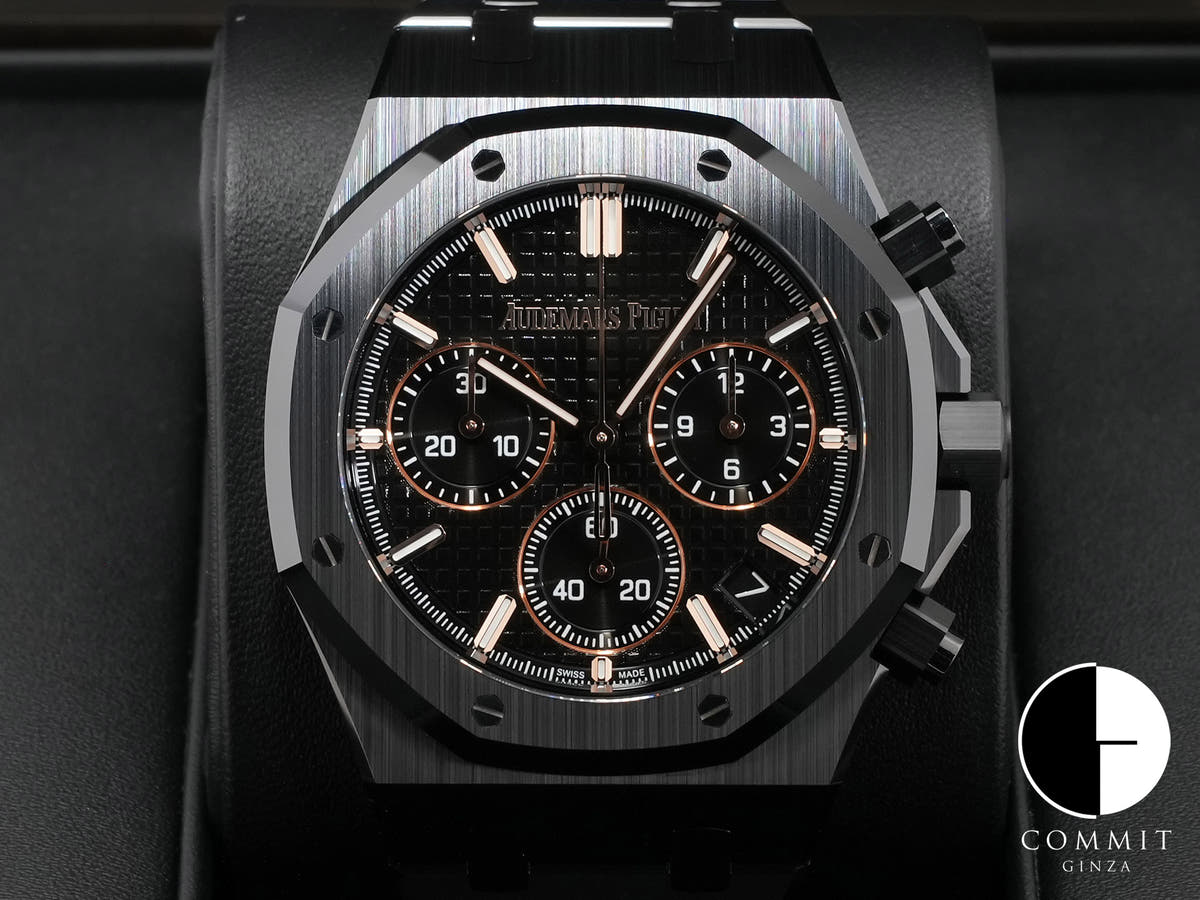 オーデマピゲ ロイヤルオーク クロノグラフ 50周年記念 Ref.26240CE.OO.1225CE.01 ブラックセラミック ブラック文字盤