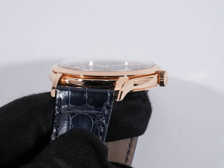 パテックフィリップ カラトラバ トラベルタイム Ref.5224R-001 ローズゴールド ブルー文字盤