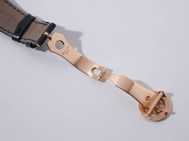 パテックフィリップ カラトラバ トラベルタイム Ref.5224R-001 ローズゴールド ブルー文字盤