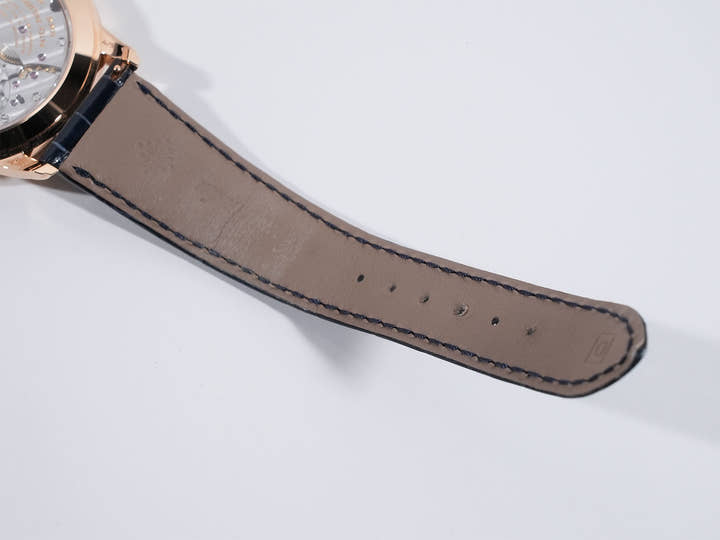 パテックフィリップ カラトラバ トラベルタイム Ref.5224R-001 ローズゴールド ブルー文字盤