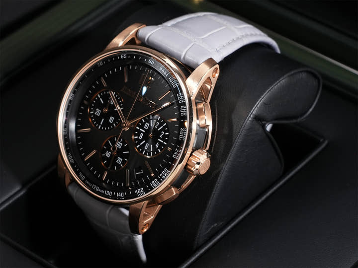 オーデマピゲ CODE 11.59 バイ オーデマ ピゲ クロノグラフ Ref.26393NR.OO.A002KB.01 ピンクゴールド スモークグレー文字盤