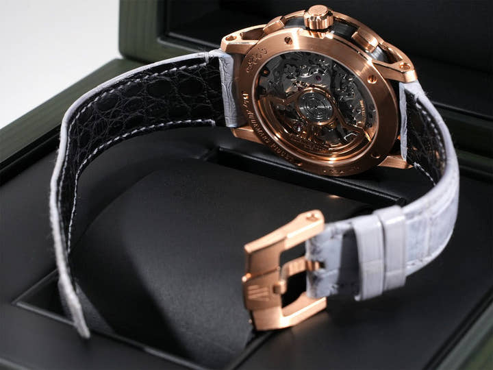 オーデマピゲ CODE 11.59 バイ オーデマ ピゲ クロノグラフ Ref.26393NR.OO.A002KB.01 ピンクゴールド スモークグレー文字盤