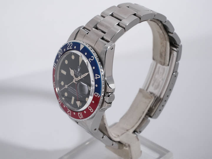 ロレックス GMTマスター Ref.16750 ステンレススチール ブラック文字盤 オイスターブレスレット