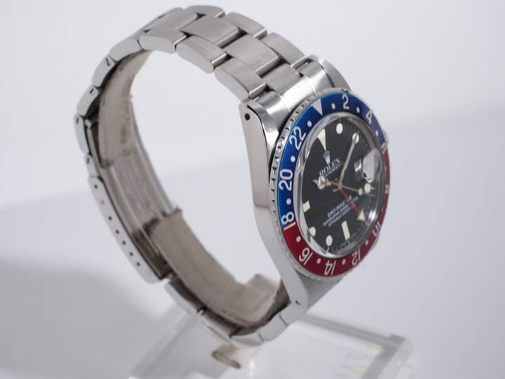 ロレックス GMTマスター Ref.16750 ステンレススチール ブラック文字盤 オイスターブレスレット