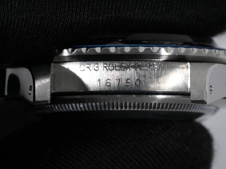 ロレックス GMTマスター Ref.16750 ステンレススチール ブラック文字盤 オイスターブレスレット