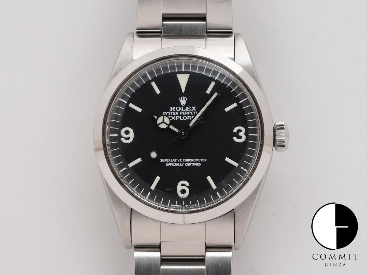 ロレックス エクスプローラーI Ref.1016 ステンレススチール ブラック文字盤