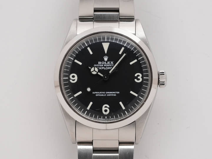 ロレックス エクスプローラーI Ref.1016 ステンレススチール ブラック文字盤