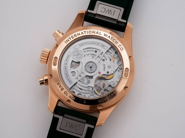 IWC パイロットウォッチ クロノグラフ 41 Ref.IW388110 18KREG グリーン文字盤 中古 99g3hget