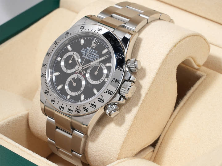 Rolex Daytona Ref. 116520 Stainless Steel Black Dial