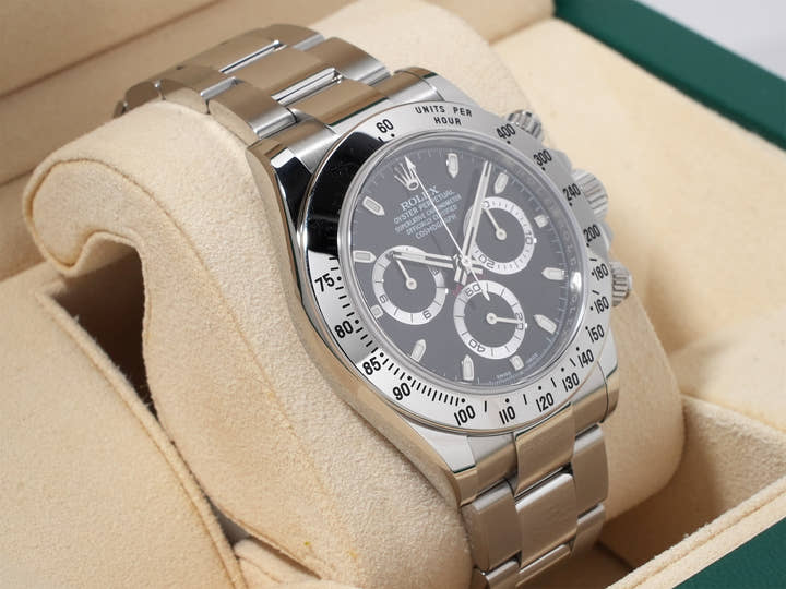 Rolex Daytona Ref. 116520 Stainless Steel Black Dial