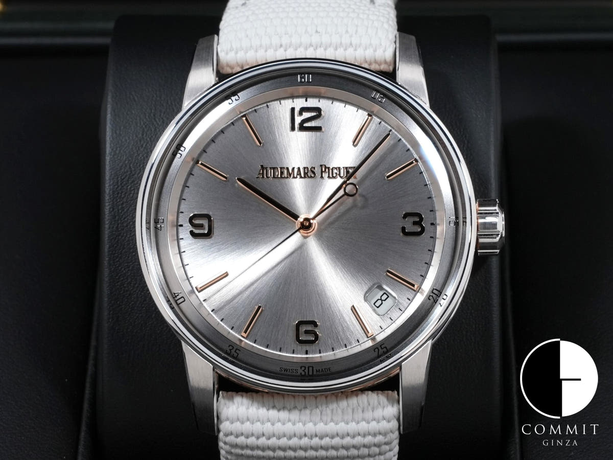 オーデマピゲ CODE 11.59 バイ オーデマ ピゲ Ref.15210CR.OO.A008KB.01 ホワイトゴールド/ピンクゴールド グレーラッカー文字盤