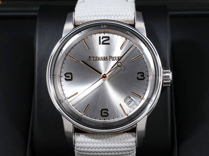 オーデマピゲ CODE 11.59 バイ オーデマ ピゲ Ref.15210CR.OO.A008KB.01 ホワイトゴールド/ピンクゴールド グレーラッカー文字盤