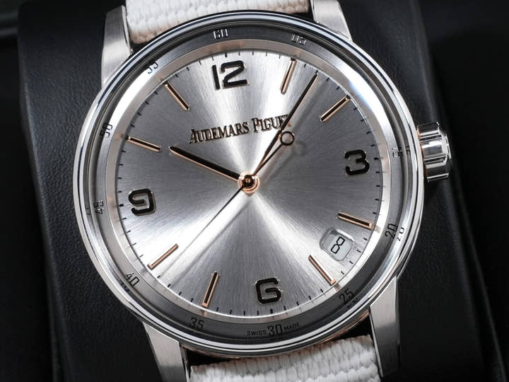オーデマピゲ CODE 11.59 バイ オーデマ ピゲ Ref.15210CR.OO.A008KB.01 ホワイトゴールド/ピンクゴールド グレーラッカー文字盤
