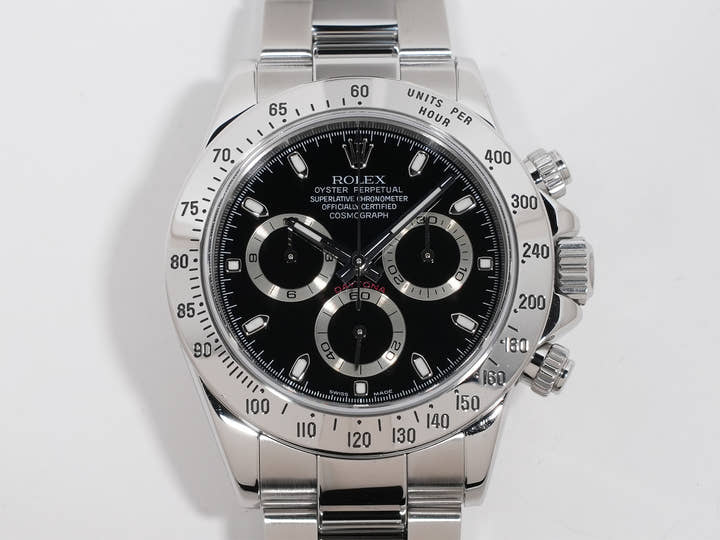 Rolex Daytona Ref. 116520 Stainless Steel Black Dial