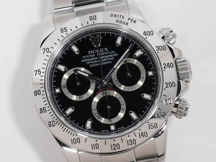Rolex Daytona Ref. 116520 Stainless Steel Black Dial