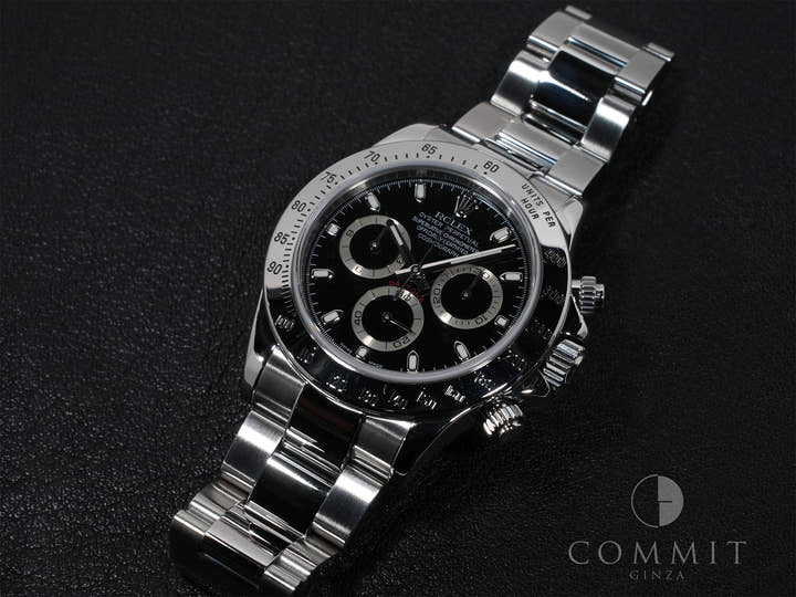 Rolex Daytona Ref. 116520 Stainless Steel Black Dial