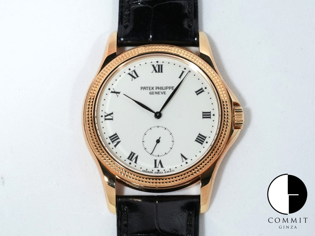 パテックフィリップ カラトラバ Ref.5115J-001 イエローゴールド エナメル文字盤