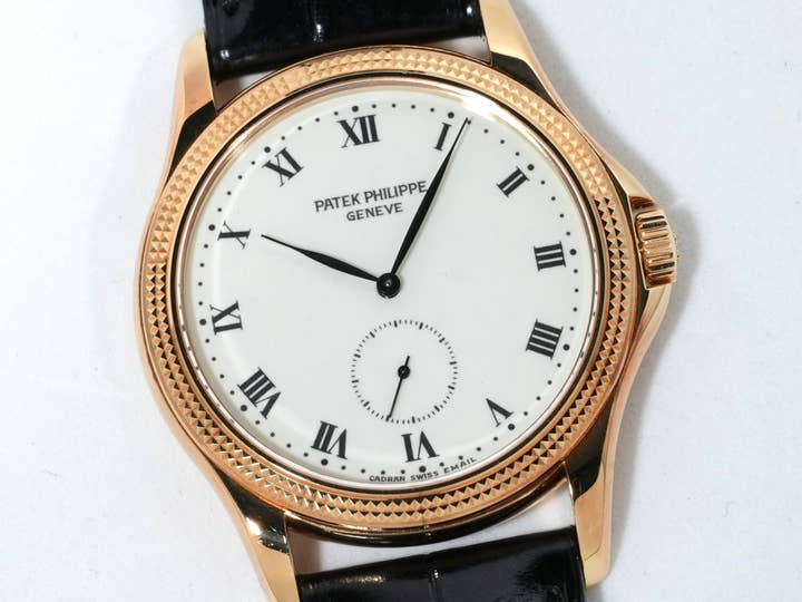 パテックフィリップ カラトラバ Ref.5115J-001 イエローゴールド エナメル文字盤