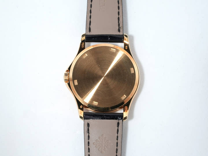 パテックフィリップ カラトラバ Ref.5115J-001 イエローゴールド エナメル文字盤