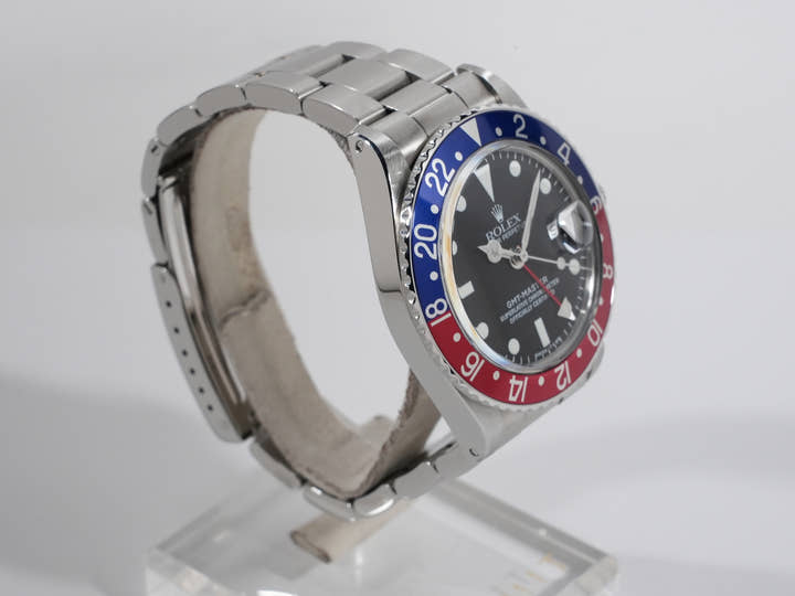 ロレックス GMTマスター Ref.1675 ステンレススチール ブラック文字盤 オイスターブレスレット