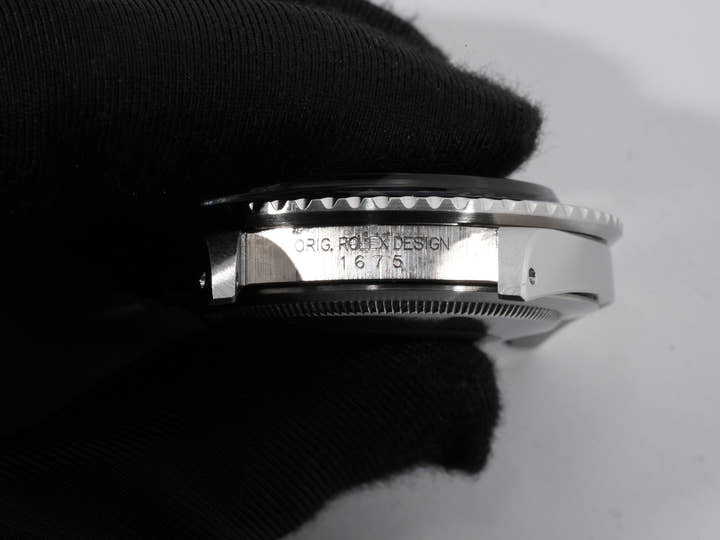 ロレックス GMTマスター Ref.1675 ステンレススチール ブラック文字盤 オイスターブレスレット