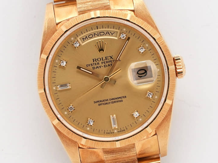 ロレックス デイデイト Ref.18248A イエローゴールド シャンパンゴールド文字盤