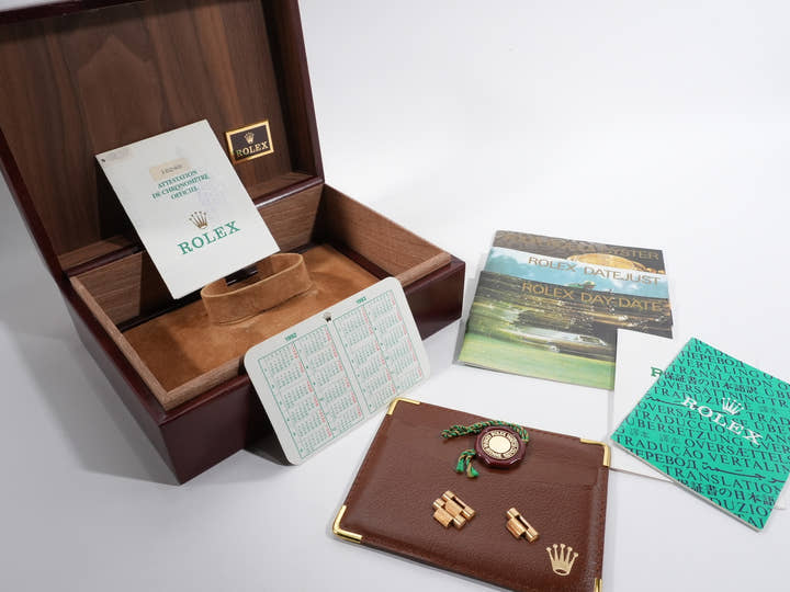 ロレックス デイデイト Ref.18248A イエローゴールド シャンパンゴールド文字盤