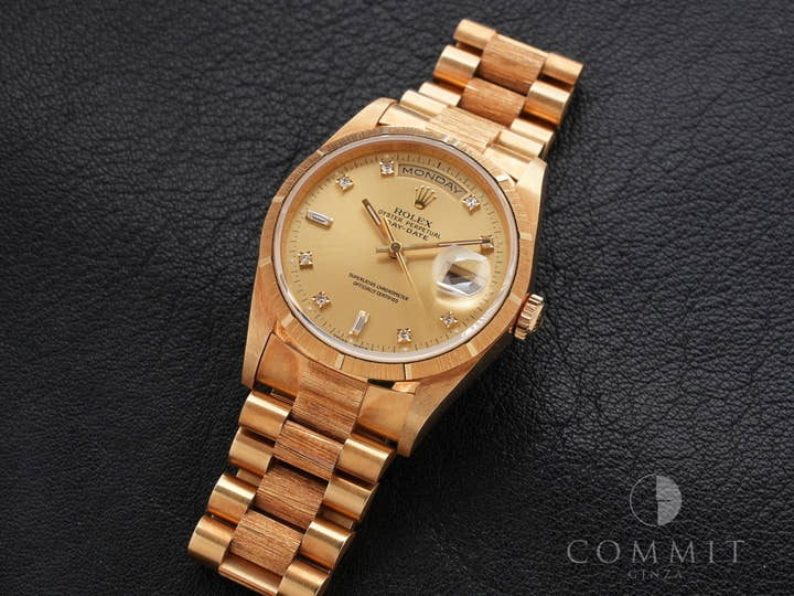 ロレックス デイデイト Ref.18248A イエローゴールド シャンパンゴールド文字盤