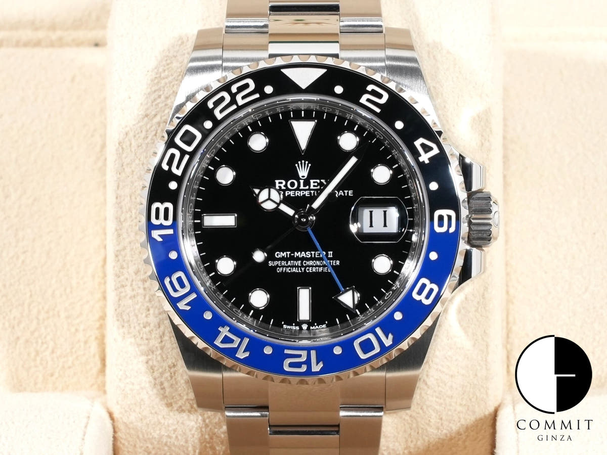 Rolex GMT Master II Ref.126710BLNR Black Dial Unused vrejopwx