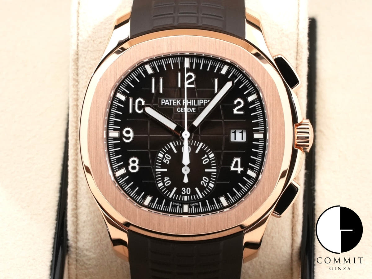 Patek Philippe Aquanaut Chronograph Ref.5968R-001 Brown Soleil Dial Unused 8g5oprjp