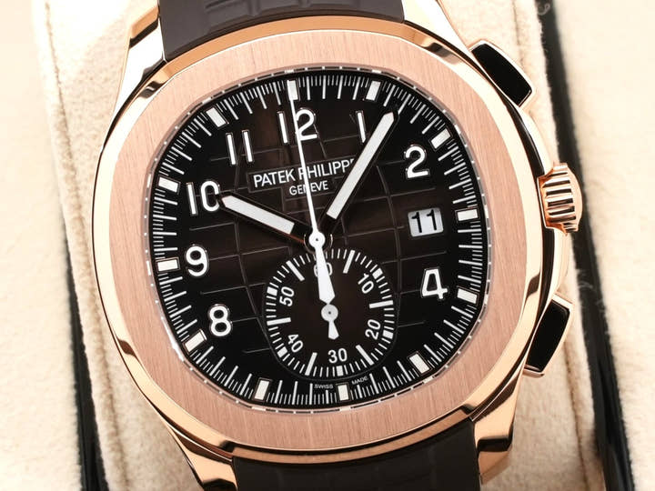 Patek Philippe Aquanaut Chronograph Ref.5968R-001 Brown Soleil Dial Unused 8g5oprjp