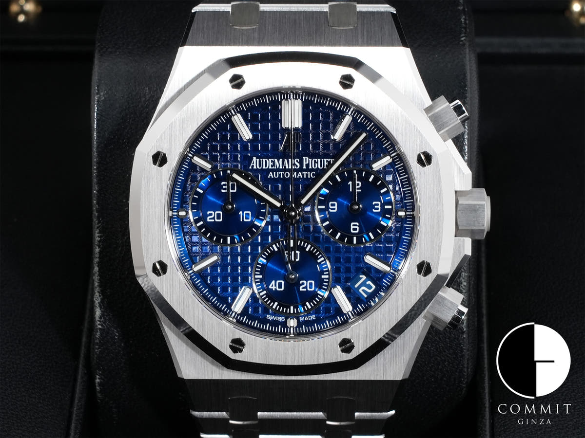 オーデマピゲ ロイヤルオーク クロノグラフ Ref.26239BC.OO.1220BC.01 ホワイトゴールド ブルー文字盤