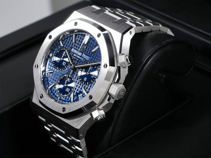 オーデマピゲ ロイヤルオーク クロノグラフ Ref.26239BC.OO.1220BC.01 ホワイトゴールド ブルー文字盤