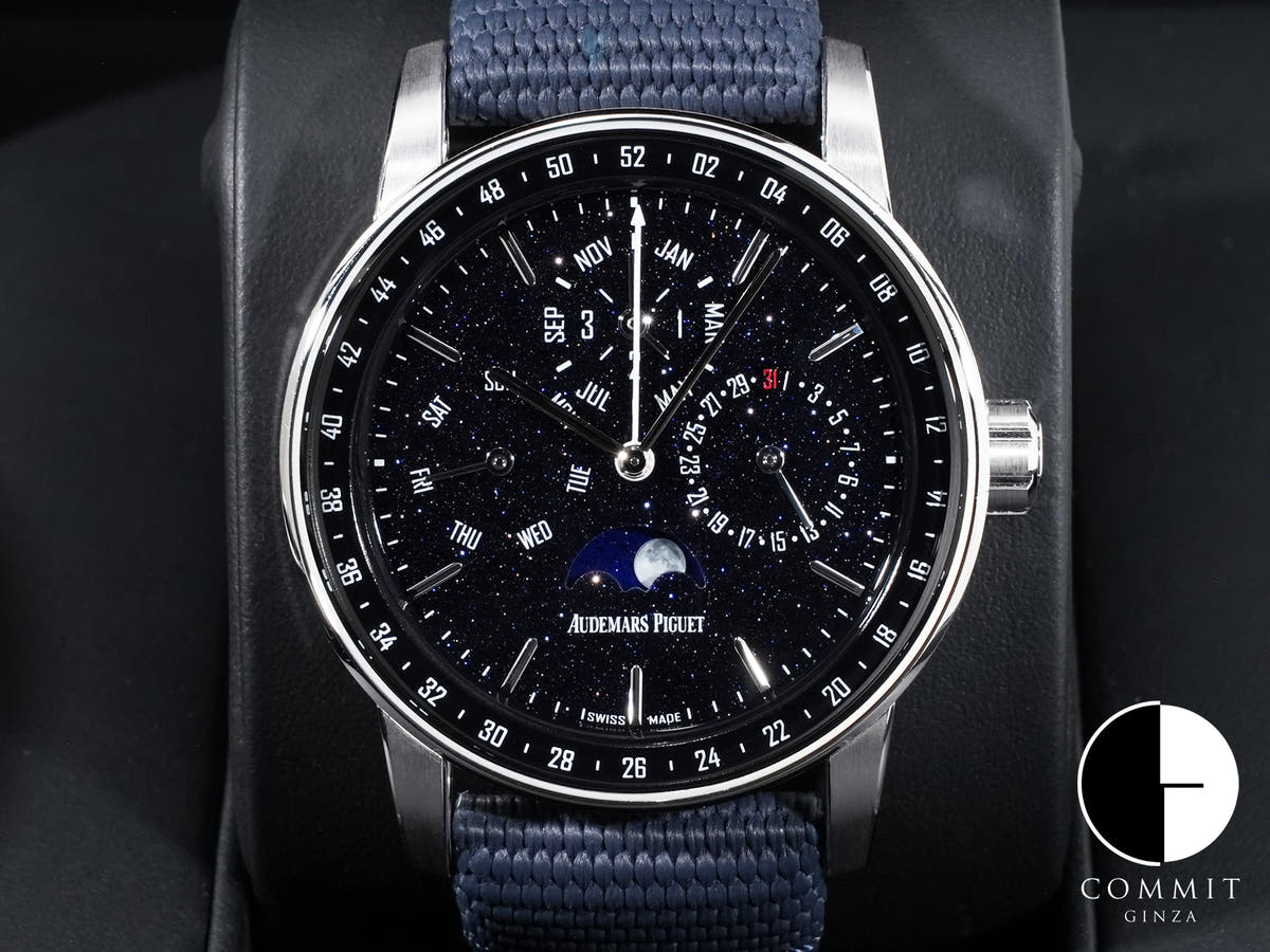 オーデマピゲ CODE 11.59 バイ オーデマ ピゲ パーペチュアルカレンダー Ref.26394BC.OO.D027KB.01 ホワイトゴールド ブルーアヴェンチュリン文字盤