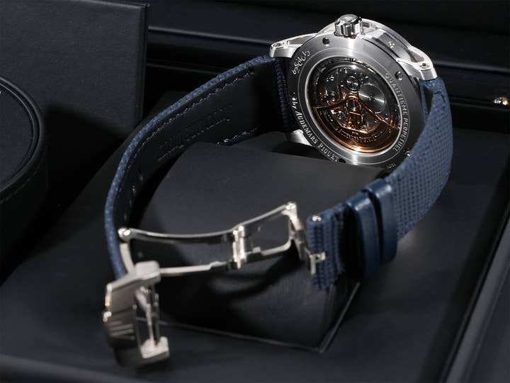 オーデマピゲ CODE 11.59 バイ オーデマ ピゲ パーペチュアルカレンダー Ref.26394BC.OO.D027KB.01 ホワイトゴールド ブルーアヴェンチュリン文字盤