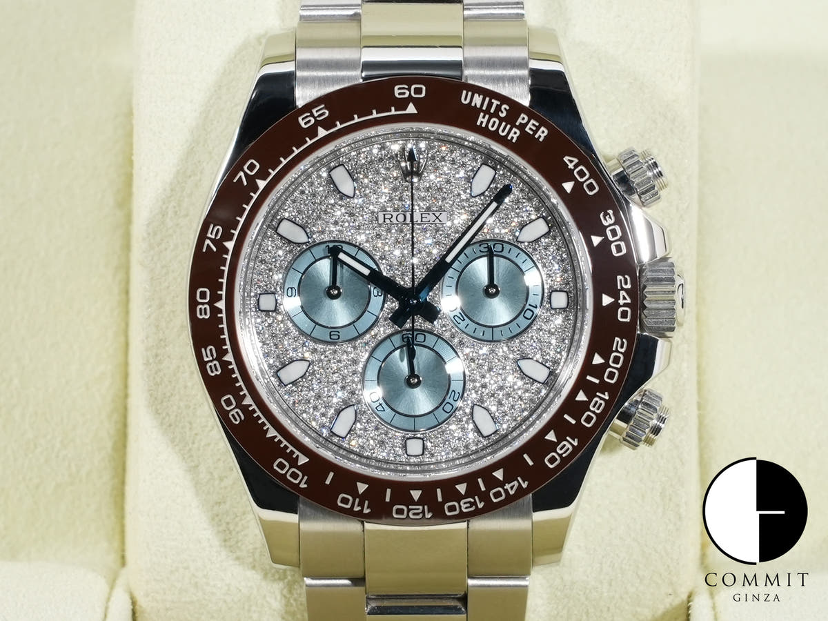 ロレックス デイトナ Ref.116506 プラチナ パヴェダイヤモンド文字盤